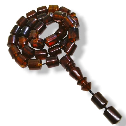 سبحة كهرمان سومطري طبيعي