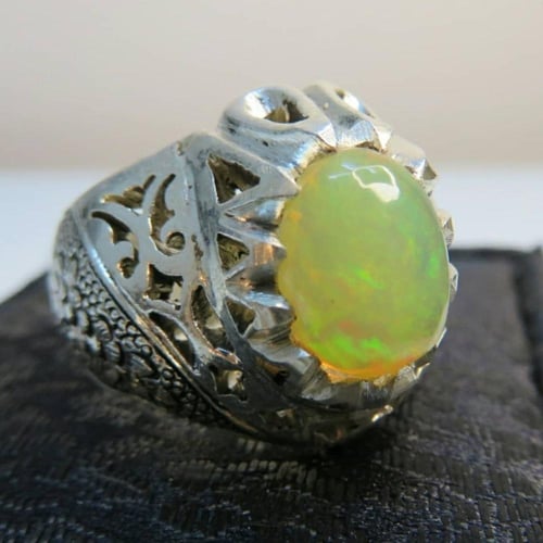 خاتم اوبال اثيوبي صياغة يدوية