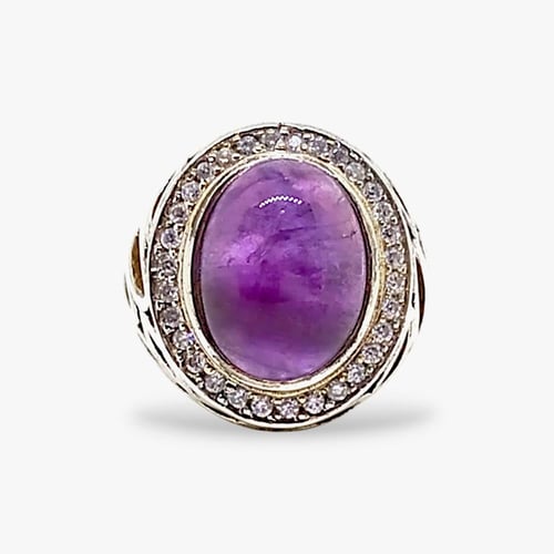 خاتم جمشت اماتيست طبيعي