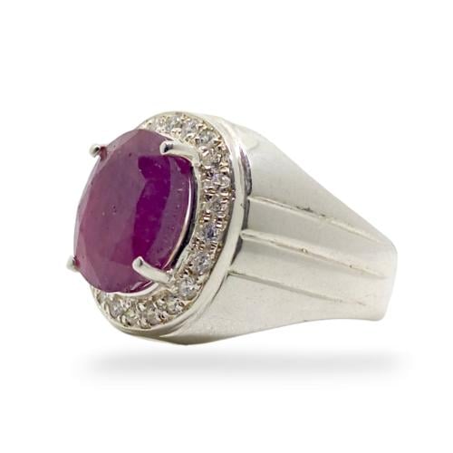 خاتم ياقوت طبيعي