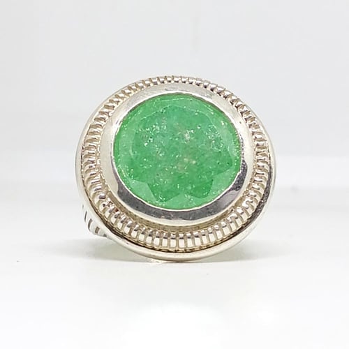 خاتم زمرد صياغة يدوية