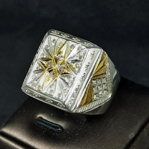 خاتم الماس بشهادة معتمدة