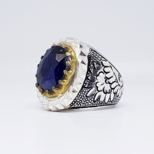 خاتم زفير طبيعي صياغة (كرار)