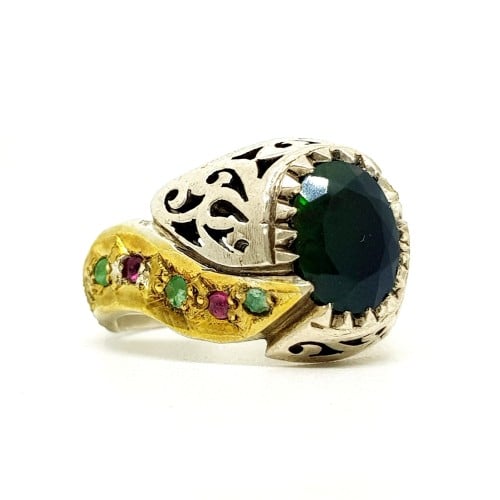 خاتم اوبال طبيعي بشهادة