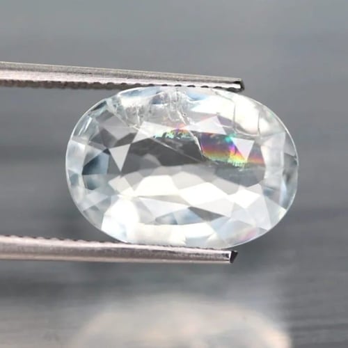 حجر اكوامارين طبيعي (5) قيراط