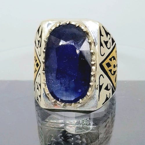 خاتم زفير طبيعي بشهادة (شاهر)