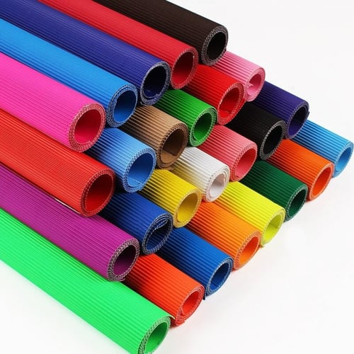 ورق تغليف مموج وردي