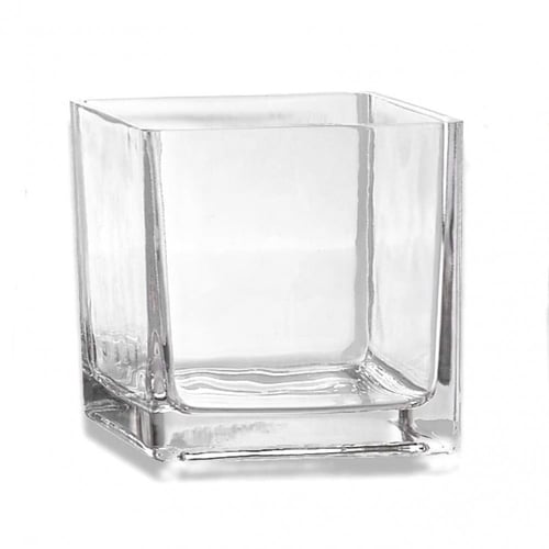 فازات مربعه شفاف (12 حبه)