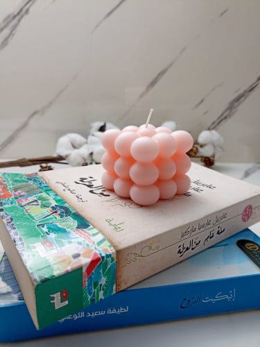 شموع مكعبات (ملون)