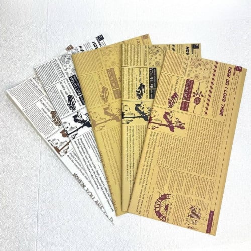 ورق تغليف شكل صحف قديمة