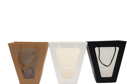 أكياس ورد (واجهه شفافه)