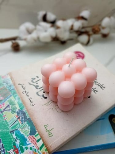 شموع مكعبات (1قطعه)