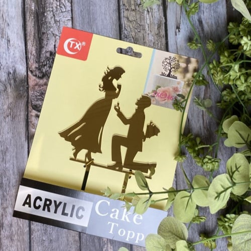 تغريسة الخطوبة ذهبي مرايا