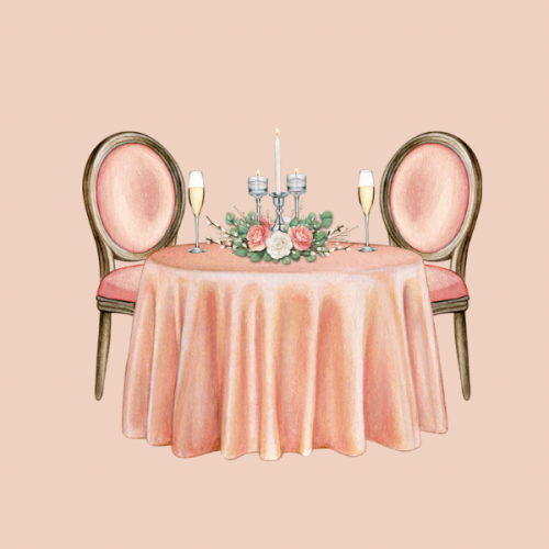 تصميم طاولة عقد قران