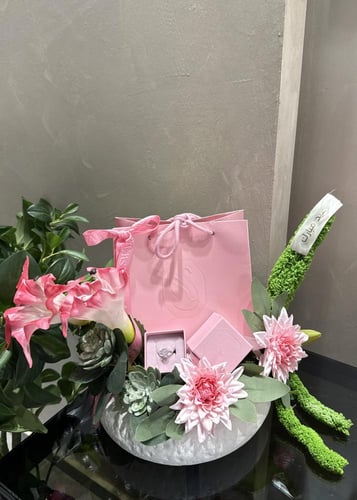 خاتم سواروفسكي تنسيق فخم