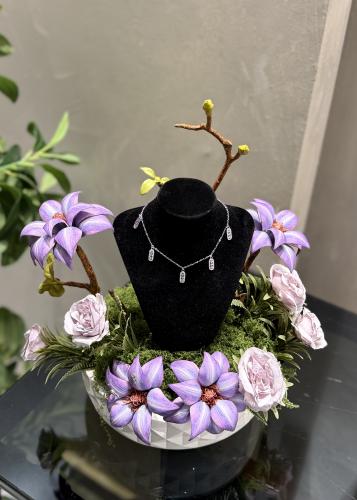 تنسيق فخم عقد وأقراط ميسيكا