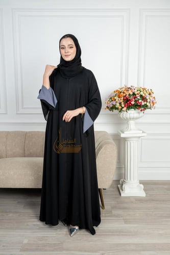 عباية كلوش ندى حرير مميزة