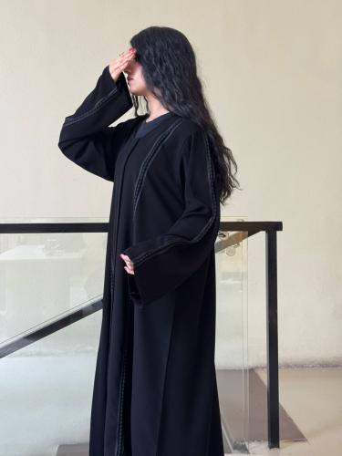 عباية "ظلّ الأناقة" سحاب كريب