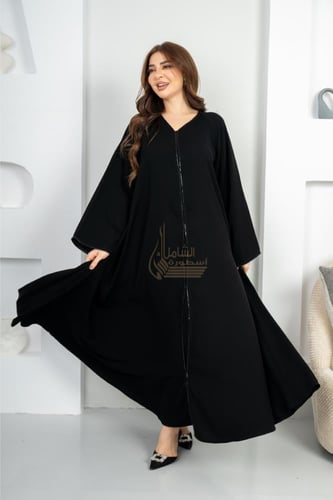 عباية كلوش راقيه بتدخيله قيطان كم الامام وعلى الكم