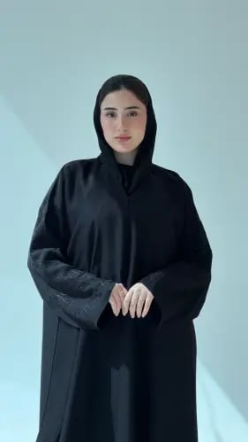 عباية كريب لكزري فاخر