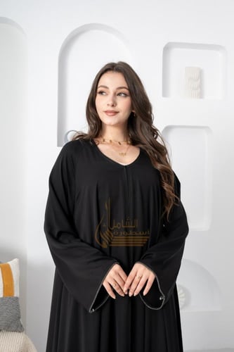 عباية كلوش مميزة تطريز كم