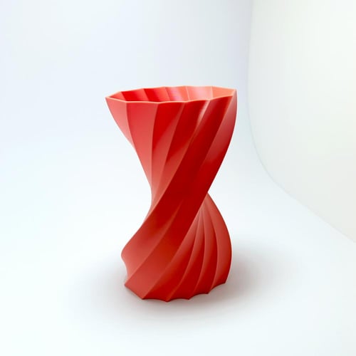 مزهرية لولبية (مطبوعة)