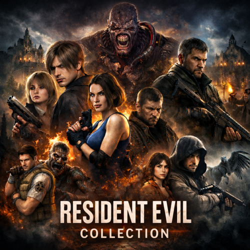 [ بكج لعبة ريزدنت إيفل مع الجزء الجديد - Resident...