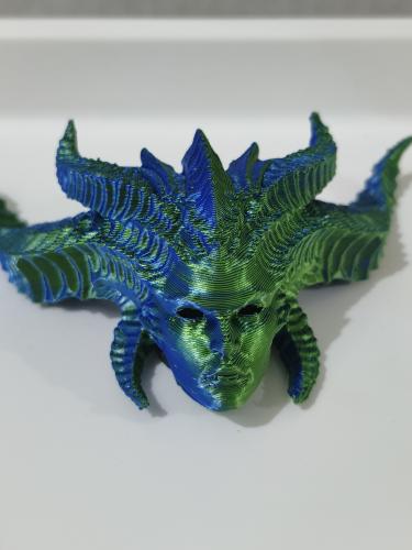 مغناطيس 3d(وجه ملون)