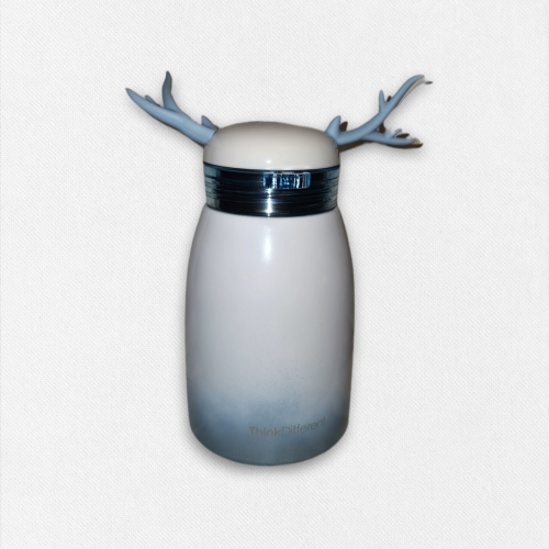 قارورةاستيل حافظة للحرارة والبرودة اللون:(ابيض وسم...