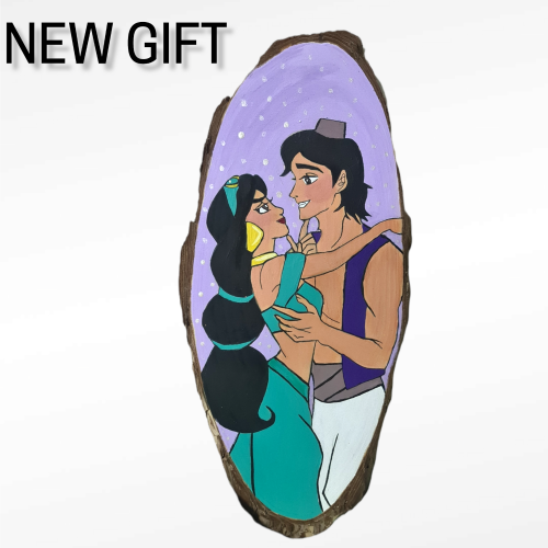 لوحة (علاء الدين وياسمين)