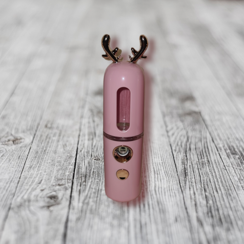 فواحة إلكترونية شكل(قرن غزال) مع الشاحن اللون:وردي...