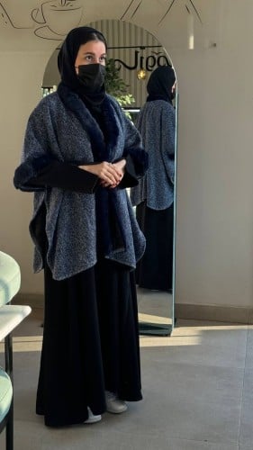 شال فرو ( كحلي )