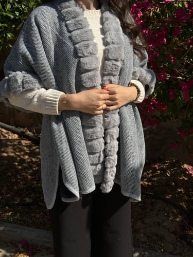 شال فرو ( رمادي فاتح )