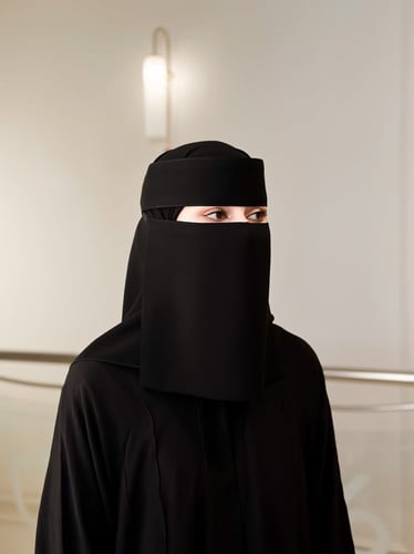 نقاب نظارة ربطة عريض