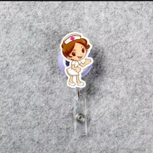 ماسك بطاقة مجسم ممرضة