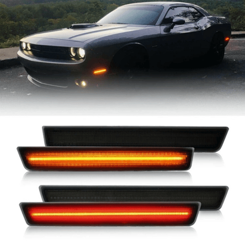 عواكس صدام تشالنجر (2015 -2023) امامي وخلفي ليد مك...