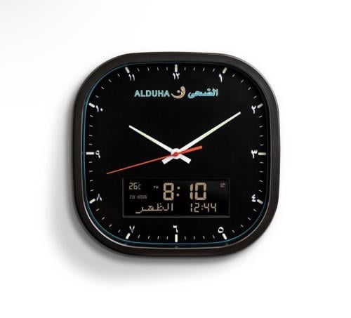 ساعة الاذان بتوقتين