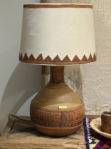 ابجوره عتيقه جلد طبيعي قديم فريده من نوعها