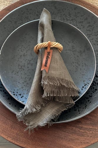 منديل لنن -زيتي