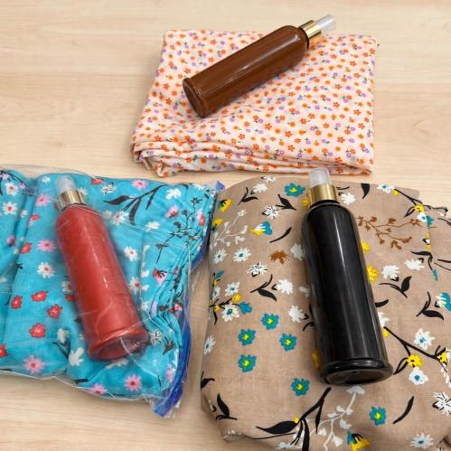 A scented bed cover and its fragrance