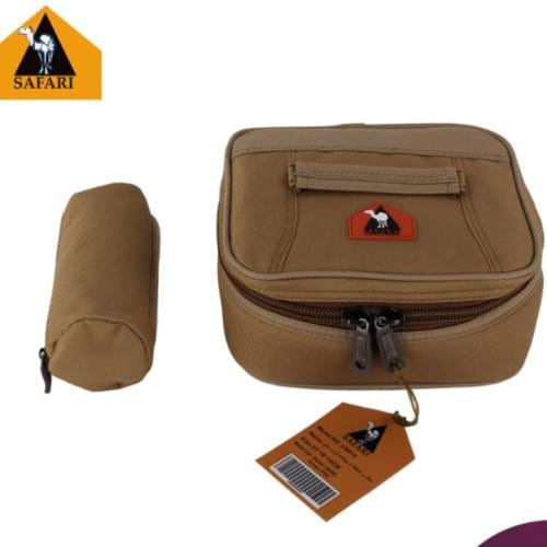 سفاري شنطة 6 بيالات لون رملي