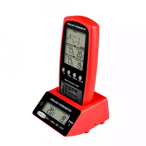 ميزان حرارة “ تِرْمُومِتْر” مزدوج مزود بإضاءة خلفي...