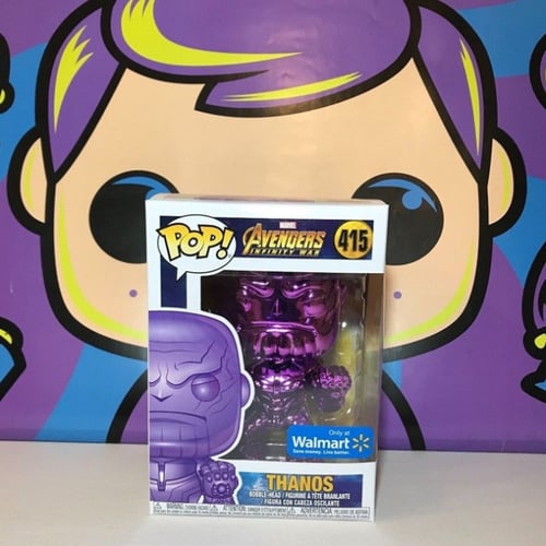 Funko POP Marvel Infinity War Thanos Purple Chrome...
