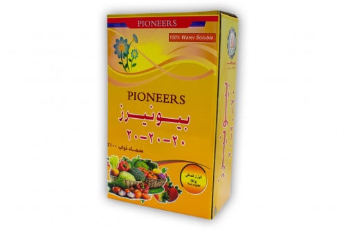 بيونيرز 20-20-20 سماد ذواب 1 كيلوجرام