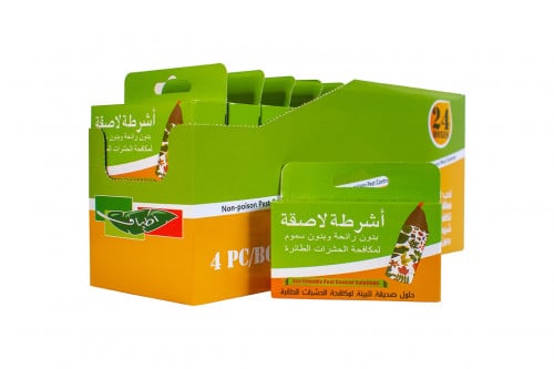 كرتون اشرطة لاصقة للحشرات الطائرة 24 حبة (96 شريط...