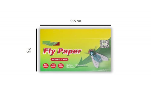 ورق لاصق لمكافحة الحشرات الطائرة 18.5*24 سم