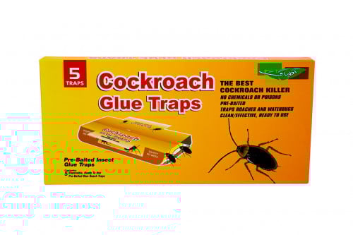 مصيدة لاصقة لمكافحة الصراصير والحشرات الزاحفة (5 م...