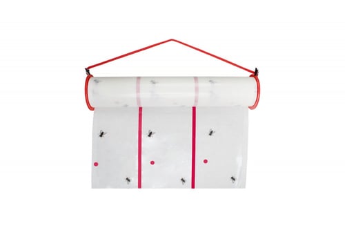 رول شريط لاصق لمكافحة الحشرات الطائرة 9.15 م*25 سم