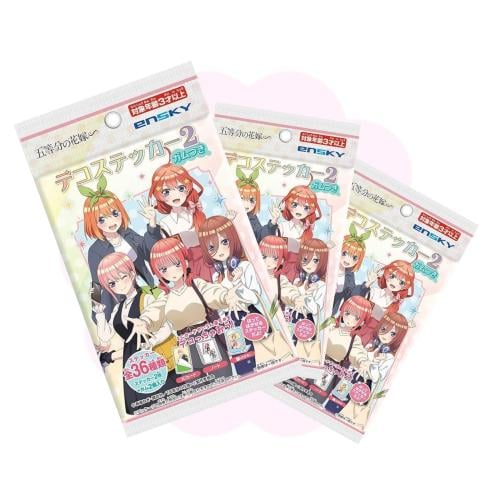 Gotoubun No Hanayome Deco Sticker With Gum Vol.2