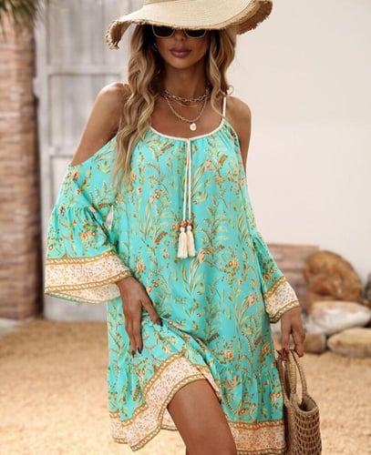 فستان بحر | اخضر